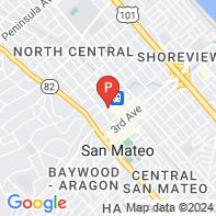 View Map of 280 Baldwin Avenue,San Mateo,CA,94401